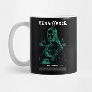 renaissance whos is girl? green white Mug